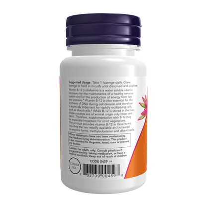 B-12 2000 mcg 100 tabs masticables (100 Pastillas /lozenges)