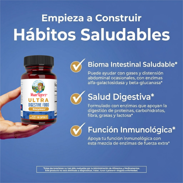 Enzimas Digestivas Ultra (60 capsulas) / Ultra Digestive Enzymes Capsules, Unflavored, (60ct)