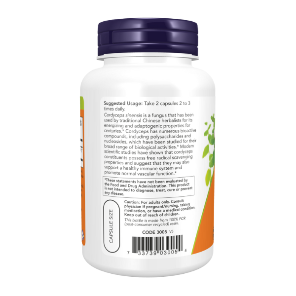 Cordyceps  750mg (90 Vegcaps)