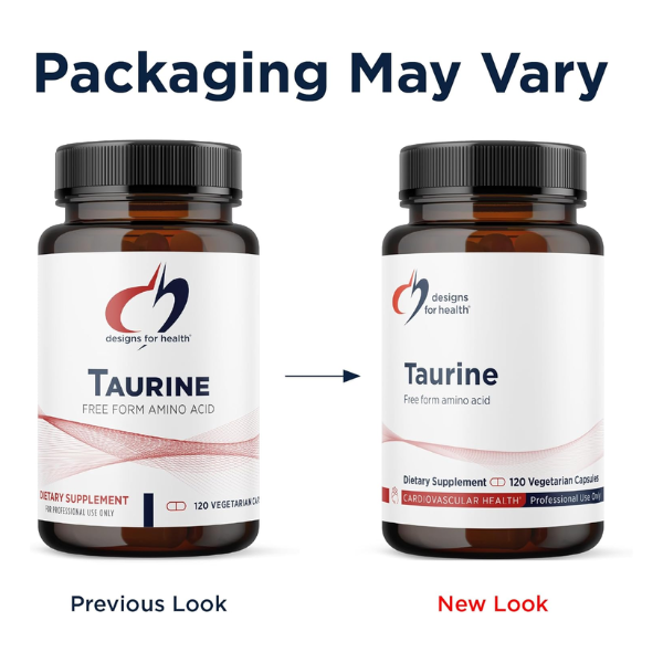 Taurina 1 g (120 veg caps), Designs for Health