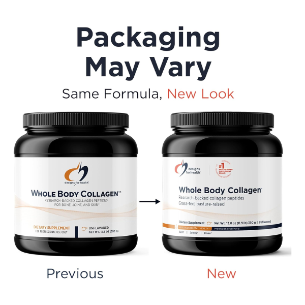 Colágeno para el Cuerpo 12.5 g (13.8 oz/390 gr) en Polvo, Designs for Health