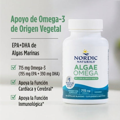 Algae Omega, 715 mg, 195mg EPA/390mg DHA (60 softgels)