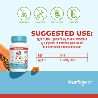 Multivitaminico para niños en gomitas / Kids Multivitamin Gummies, Strawberry Papaya & Super Punch, 60 ct