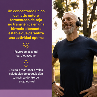 Nattoquinasa 100 mg 60 vcap, Natural Factors