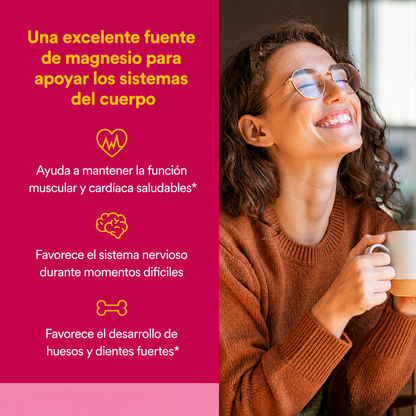 Bisglicinato de Magnesio 200 mg 120 vcap, Natural Factors