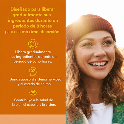 Completo B 100 mg Liberación de Tiempo 90 tab, Natural Factors