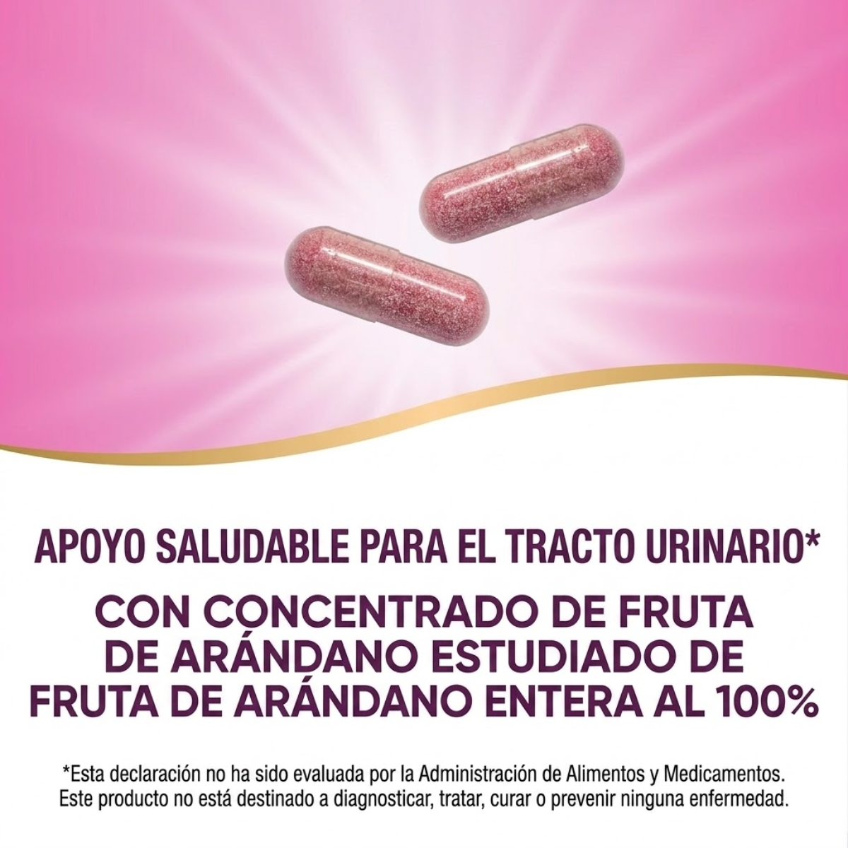 CranRx Arándano Rojo Bioactivo - Women's Care con Probióticos - Siete Mil Millones de Cultivos - Salud Urinaria - 60 Cápsulas