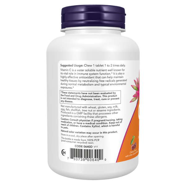 Vitamina C-500 (100 Tablets)/ Vitamin C-500 Cherry Chewable