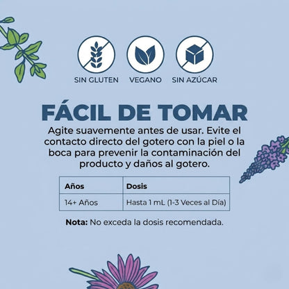 Mezcla de hierbas de apoyo linfático orgánico (30ml) / Lymphatic Cleanse Drops, (1oz)