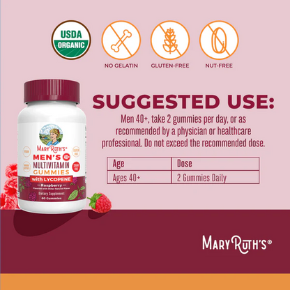 Gomitas multivitamínicas para hombres mayores de 40 años / Men’s 40+ Multivitamin Gummies