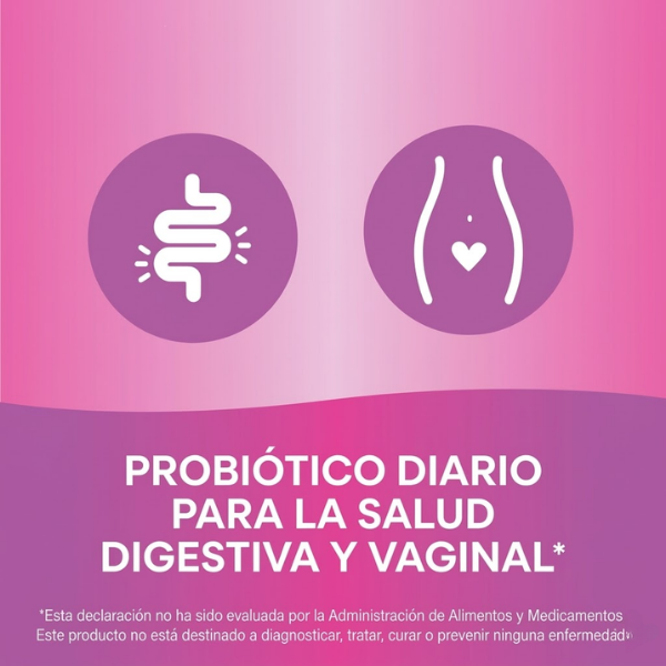 Probiótico Pearls® Women's - Salud Vaginal & Digestiva - Mil Millones de Cultivos - 30 Cápsulas Blandas