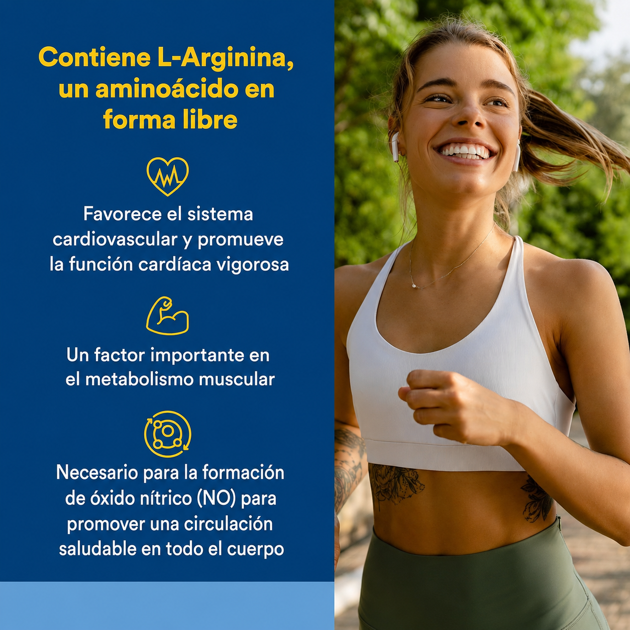L-Arginina 500 mg 90 vcap, Natural Factors