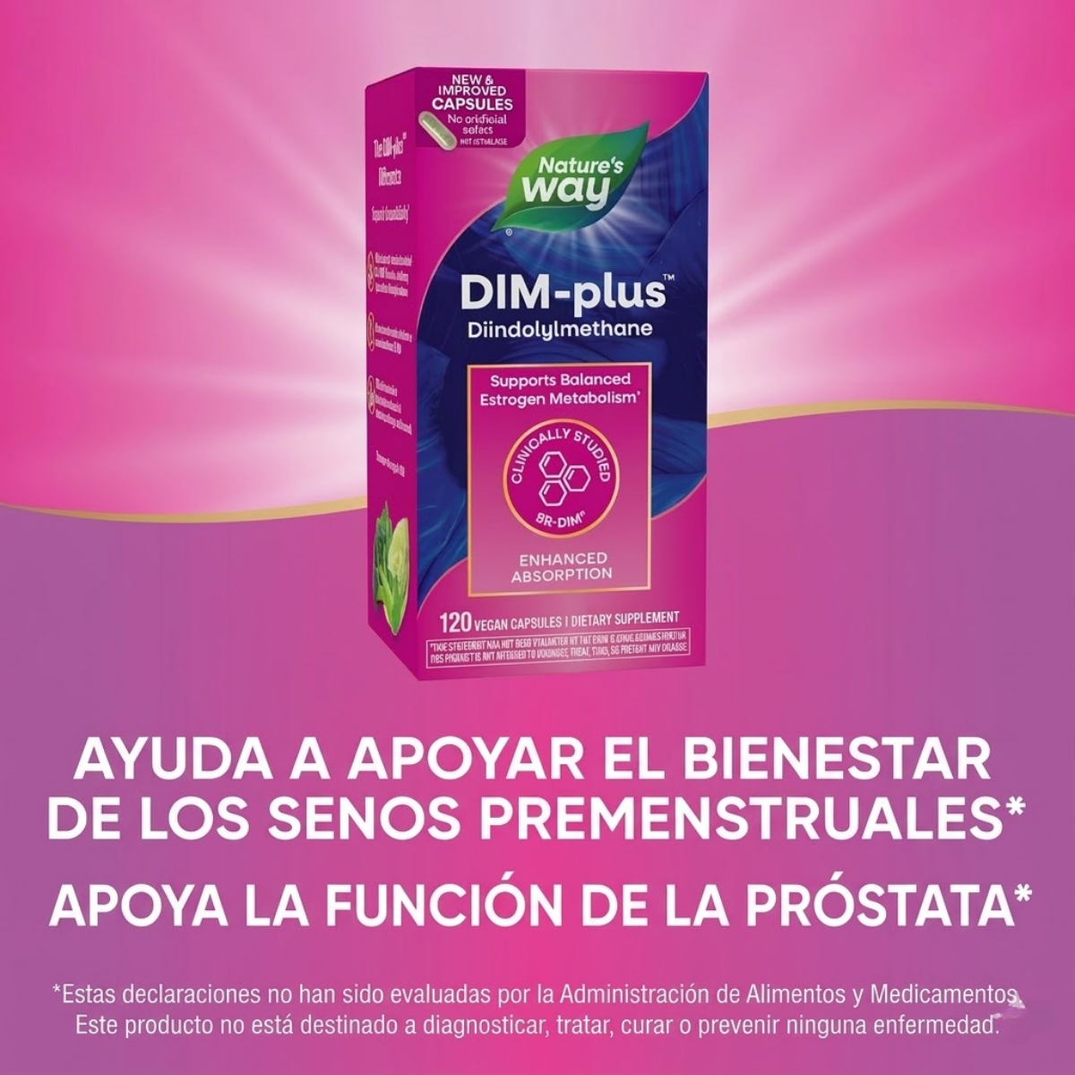 DIM-Plus - Metabolismo de Estrógenos - 60 Cápsulas Veganas