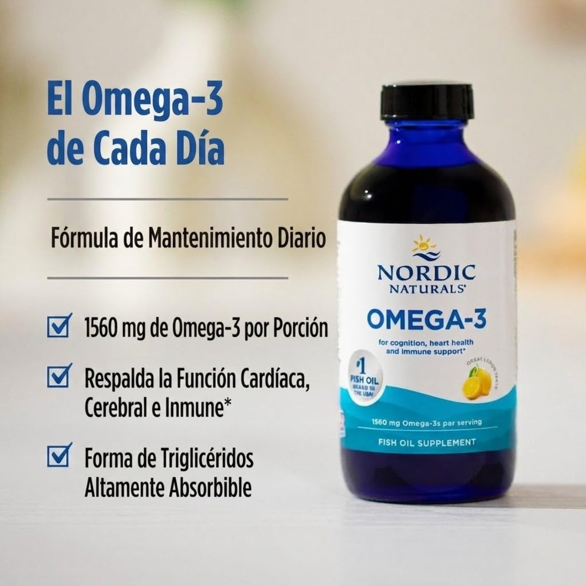 Omega-3 - 1,560mg - 237ml