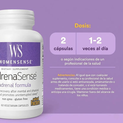 WomenSense® AdrenaSense® 60 vcap, Natural Factors