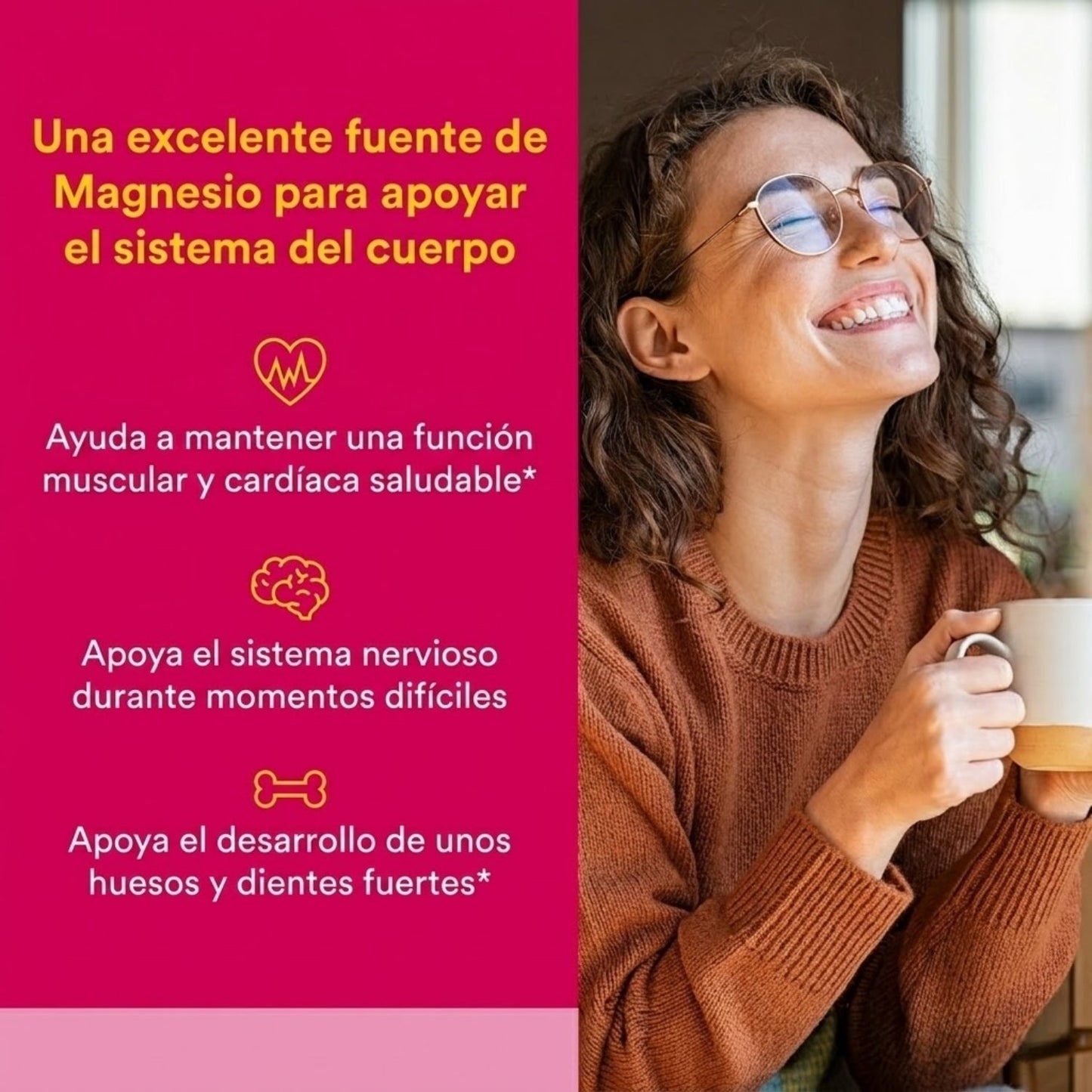 Bisglicinato de Magnesio 200 mg 5.1 oz, Natural Factors