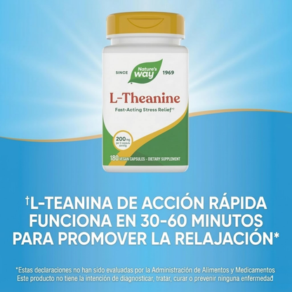 L-Teanina - 200mg - 60 Cápsulas Veganas