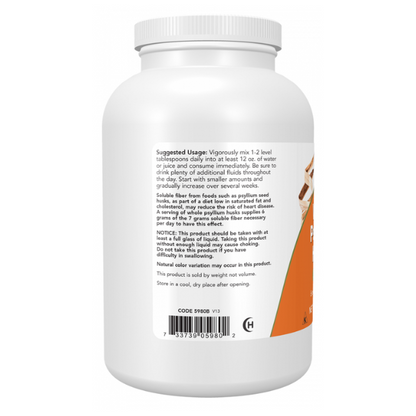 Cáscaras de Psyllium Enteras (12oz) /Psyllium Husks, Whole. 340grs