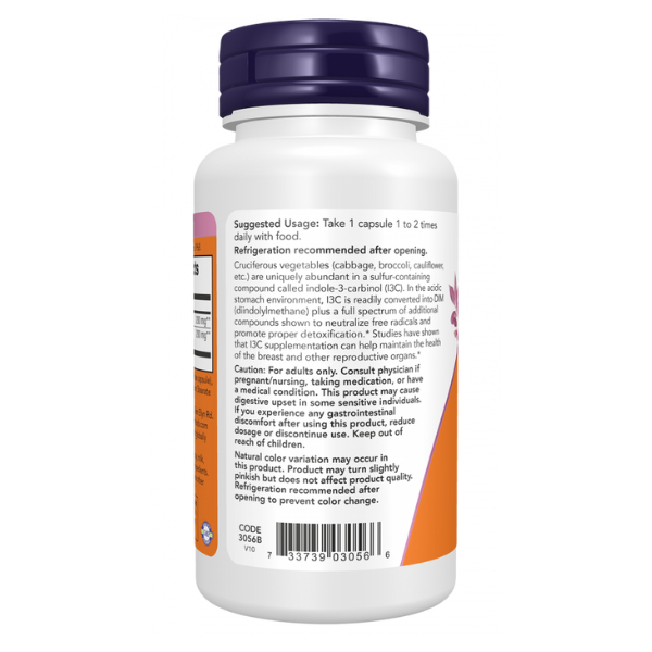 Indol-3-Carbinol (I3C) 200 mg (60 Veg Caps)/ Indole-3-Carbinol (I3C) 200 mg