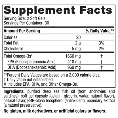 Omega Xtra definitivo  (60 geles blandos), Nordic Naturals