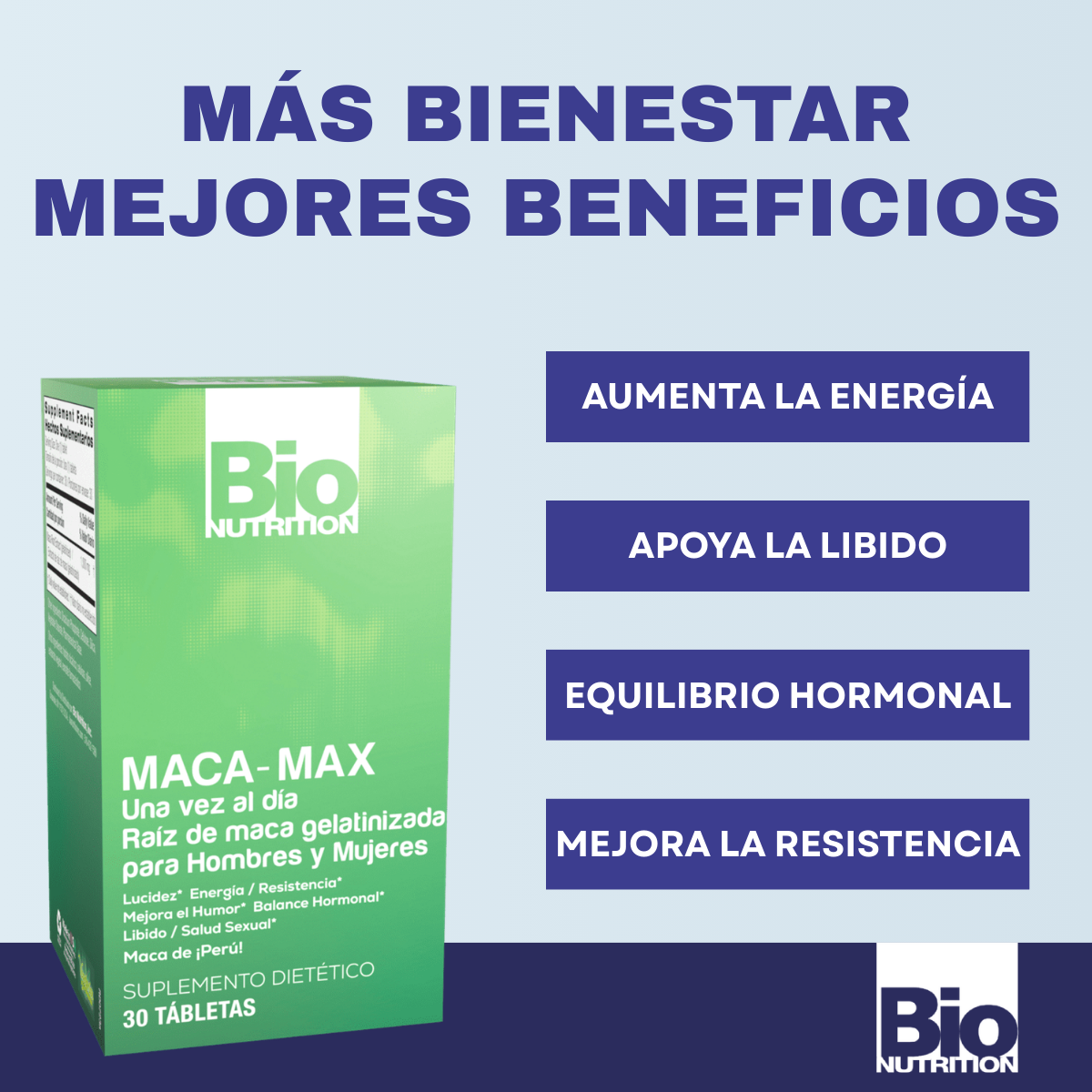 Maca Max (30 Tabletas), Bio Nutrition