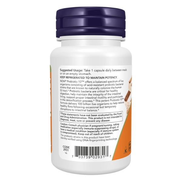 Probiótico 10™ 100 Billon (60 Veg Caps) / Probiotic-10™ 100 Billion