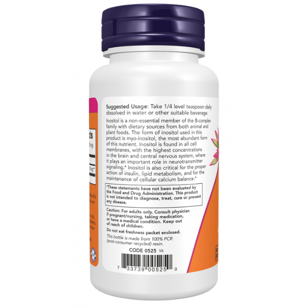 Polvo de inositol 2 OZ. (57g)