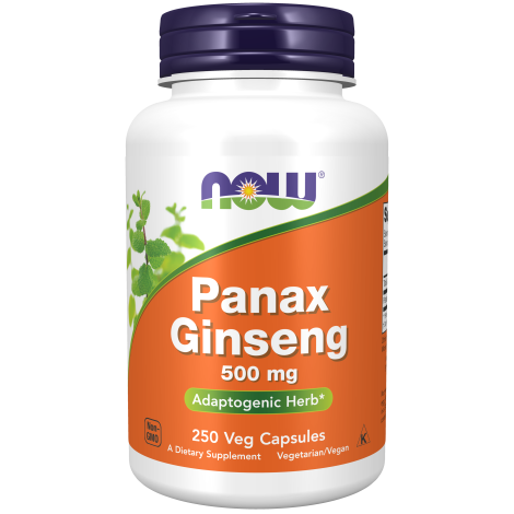 Extracto de Panax Ginseng 500mg (250 Veg Caps)/ Panax Ginseng Extract