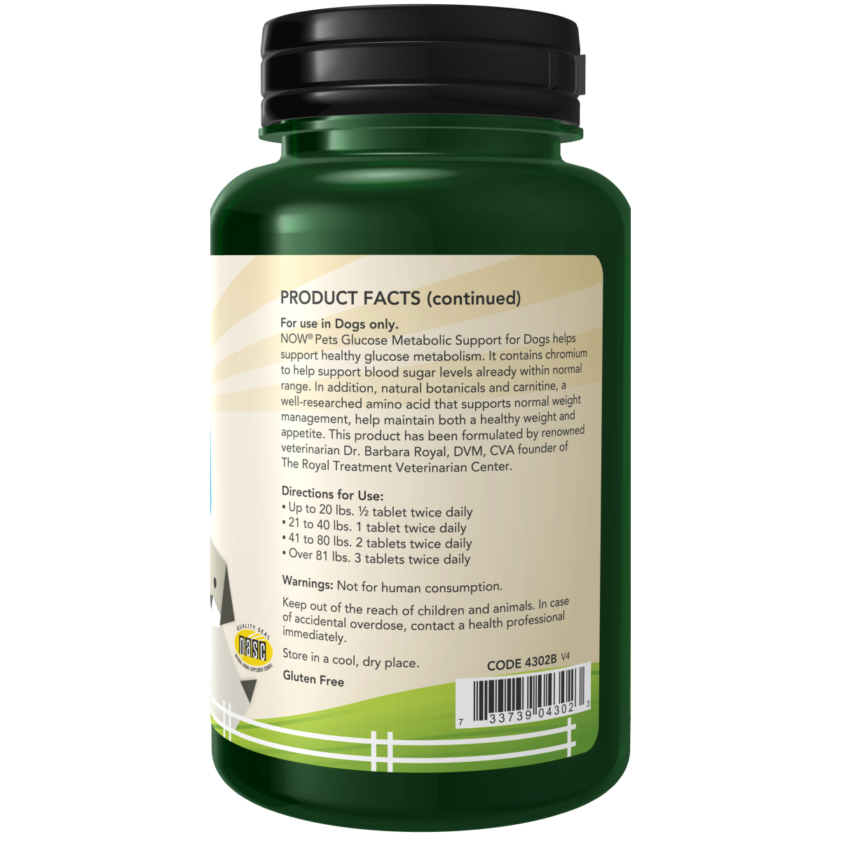 Control de Peso Para Perros (90 TAB masticable) /Weight Management for Dogs
