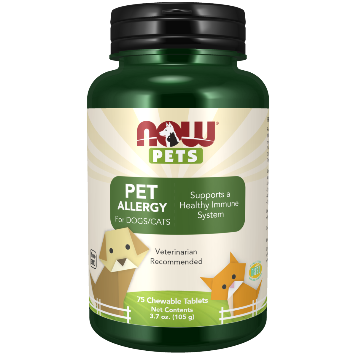 Alergias para mascotas (Perros/Gatos) 75 Tab Masticables/ Pet Allergy