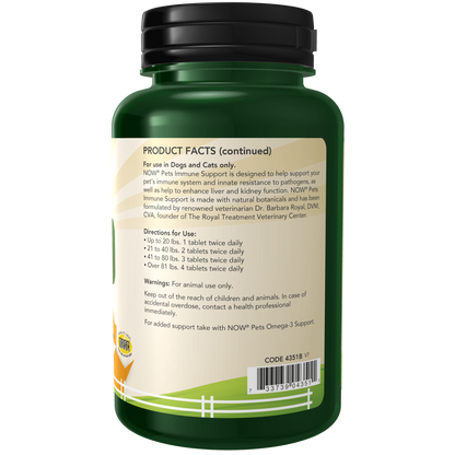 Apoyo Inmunológico Para Perros y Gatos (90 Masticables) /Immune Support for Dogs & Cats