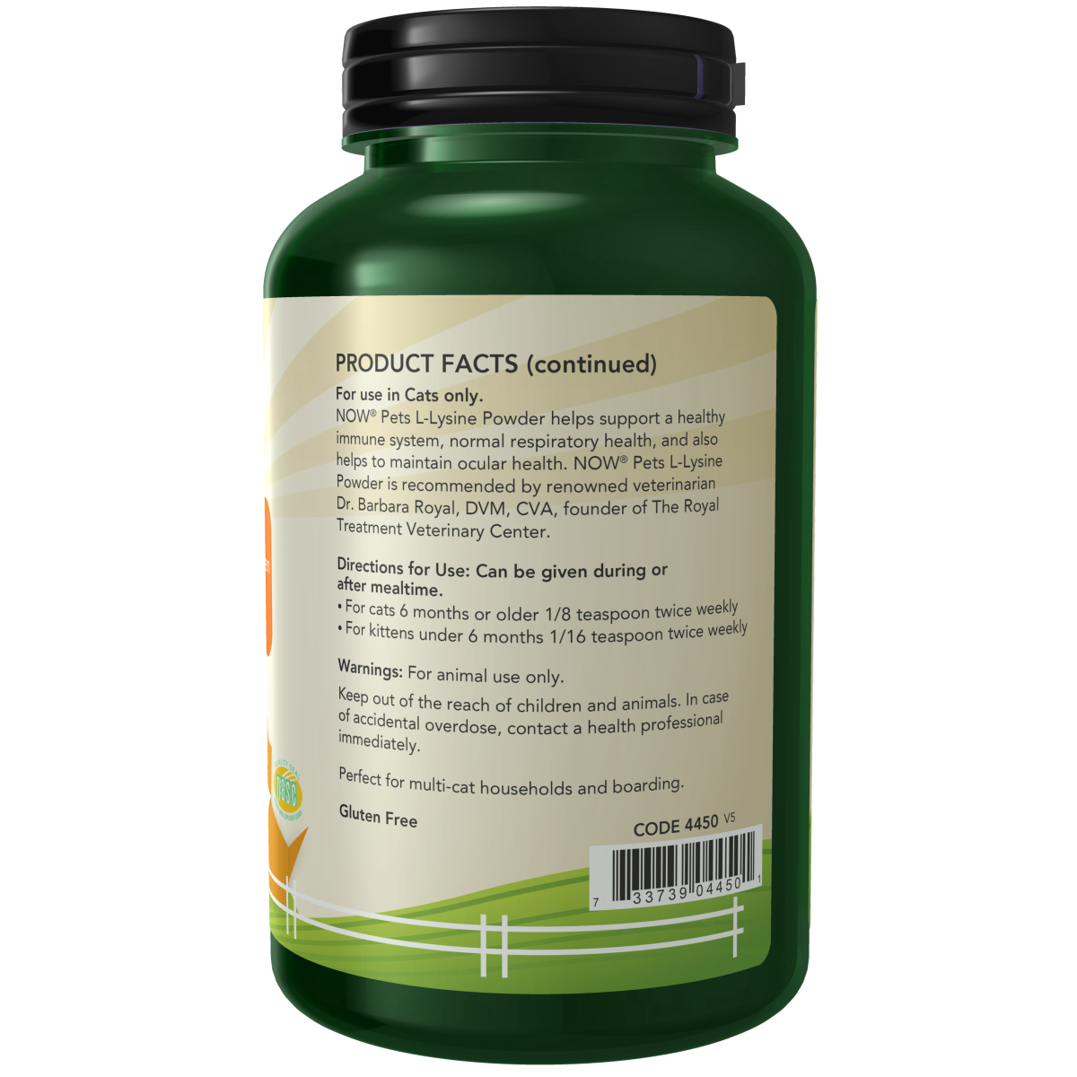 L-lisina Para Gatos (8oz) /L-Lysine for Cats