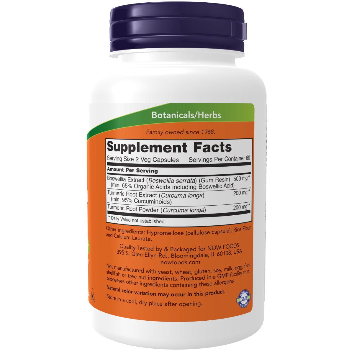 Extracto de Boswellia 250 mg Cápsulas Vegetales