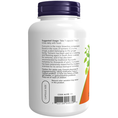 Curcumina 665mg (120 Veg Capsule)/Turmeric Curcumin