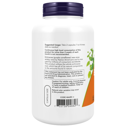 Equinácea 400MG (250 Veg Caps)/ Echinacea 400 mg Veg Capsules