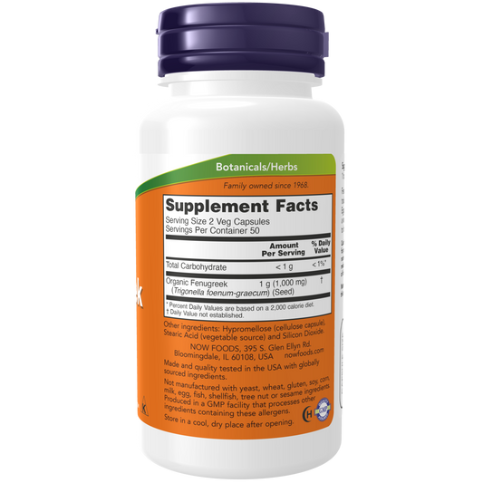 Fenugreek 500 mg (100 Veg Caps) Fenugreco
