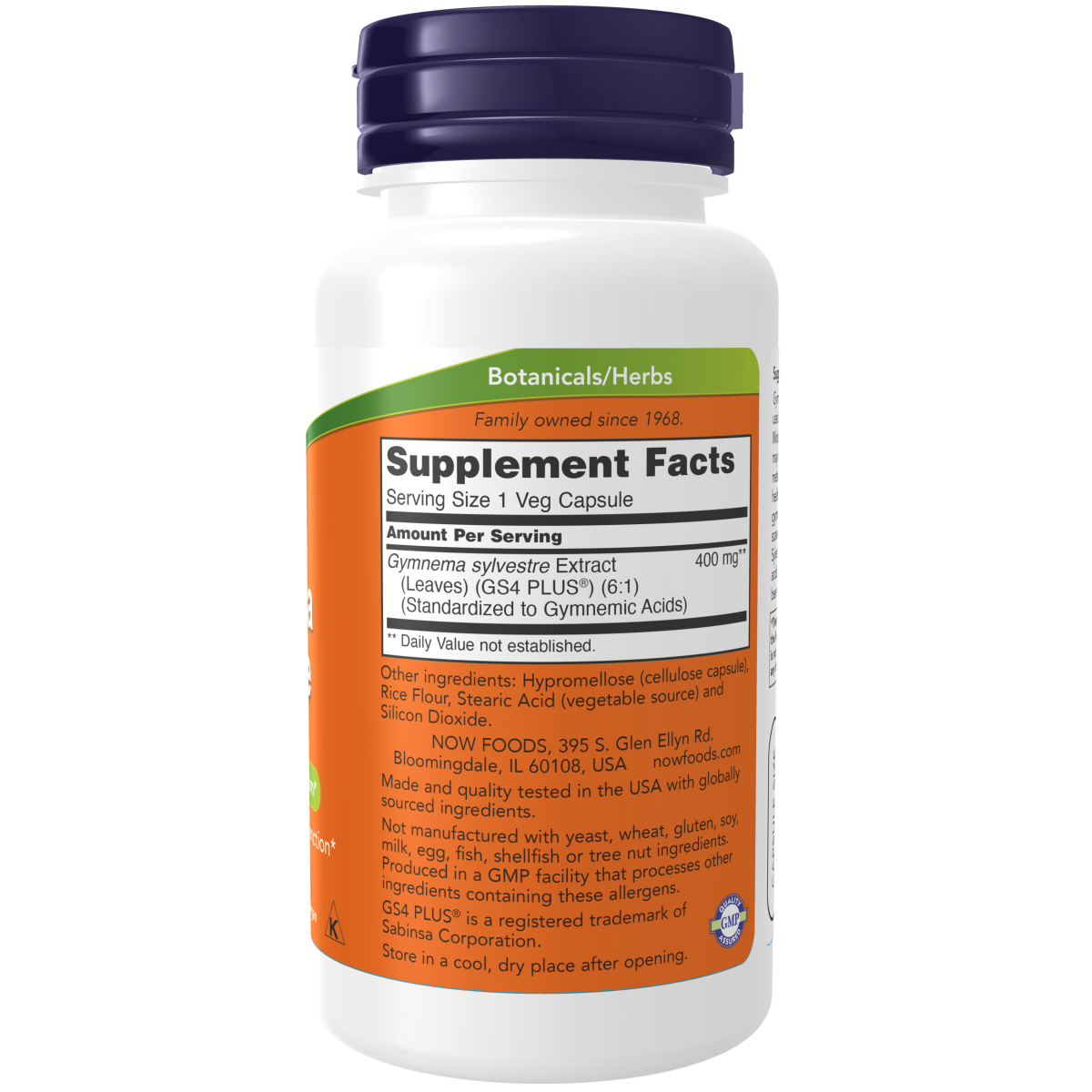 Gymnema Sylvestre 400 mg (90 Veg Caps)