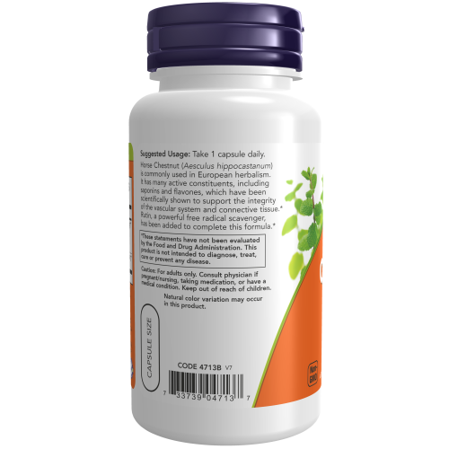 Castaño de Indias 300 mg  (90 Veg Caps)/ Horse Chestnut 300 mg Veg Capsules