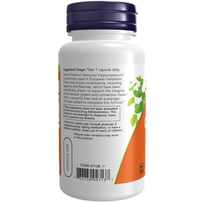 Castaño de Indias 300 mg  (90 Veg Caps)/ Horse Chestnut 300 mg Veg Capsules