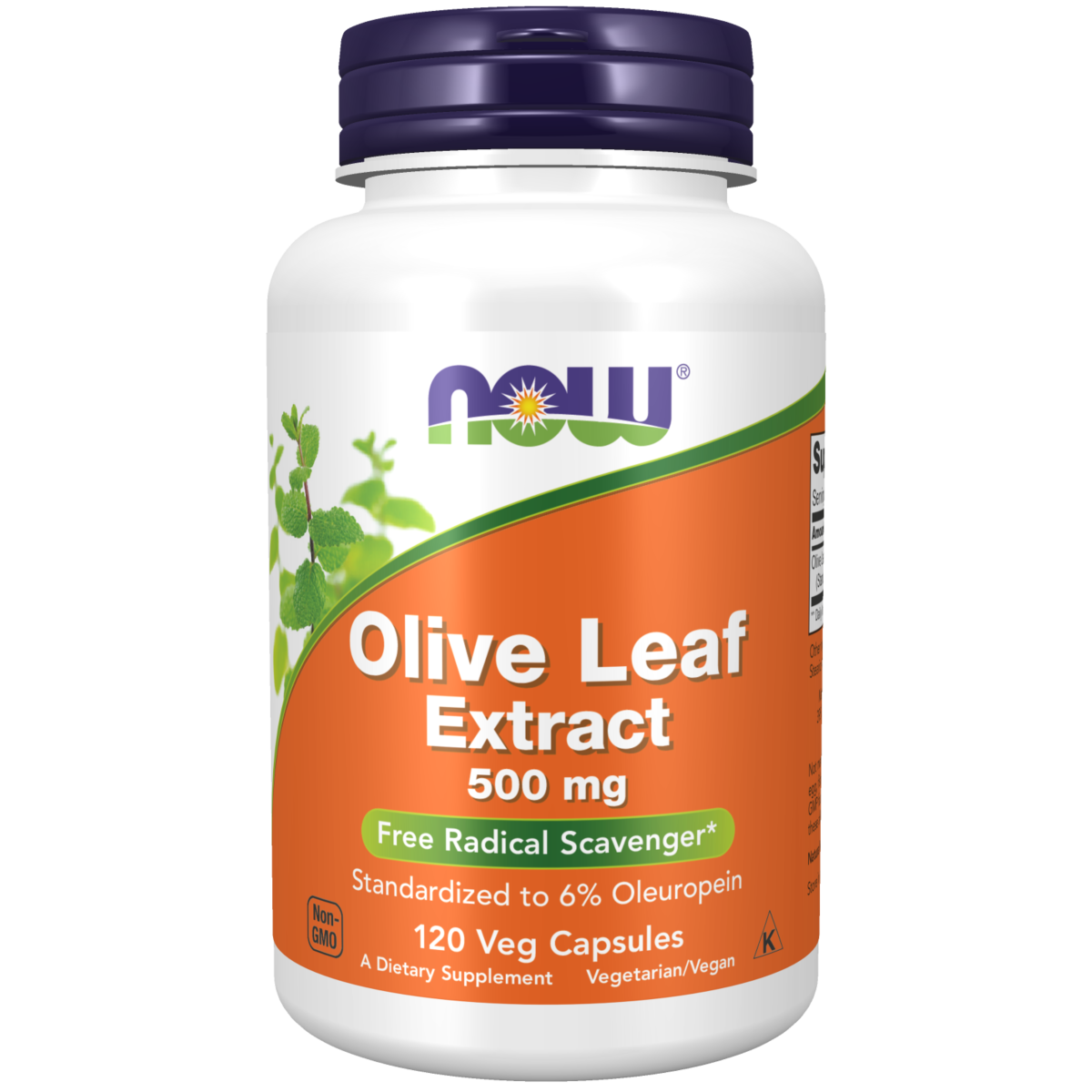 Extracto de Hoja de Olivo 500 mg (120 Veg Caps)/ Olive Leaf Extract 500 mg Veg Capsules