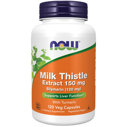 Extracto de cardo mariano de silimarina 150 mg (120 VCAPS)/Silymarin Milk Thistle Extract 150 mg