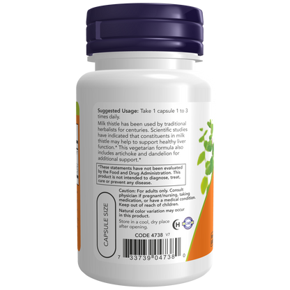 Silimarina doble potencia, 300 mg (50 Veg Caps)/ Silymarin Double Strength 300 mg