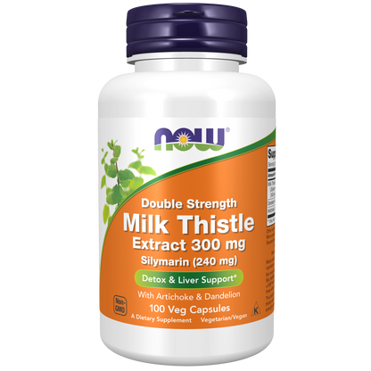 Cardo Mariano doble potencia, 300 mg (100 Veg Caps) / Silymarin Milk Thistle Double Strength 300 mg