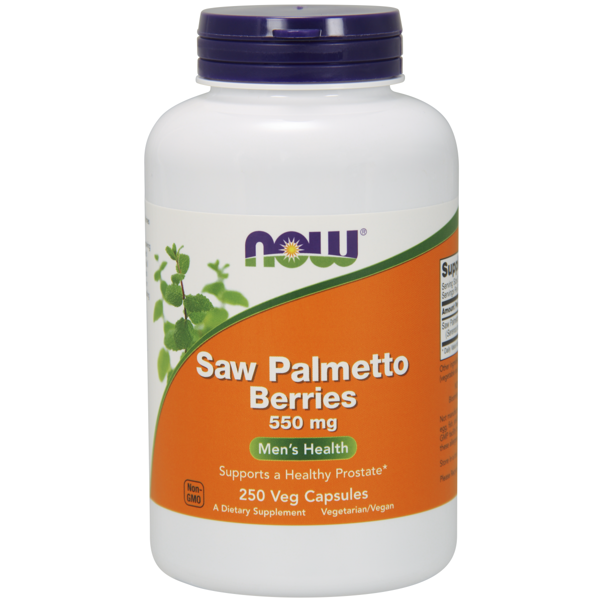 Saw Palmetto Berries 550 mg (250 Veg Caps)