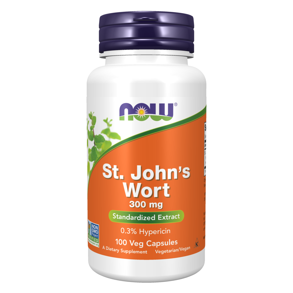 Hierba St. John 300 mg (100 Veg Caps)/ St. John's Wort 300 mg