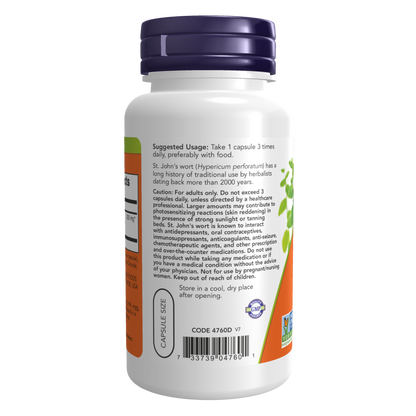 Hierba St. John 300 mg (100 Veg Caps)/ St. John's Wort 300 mg