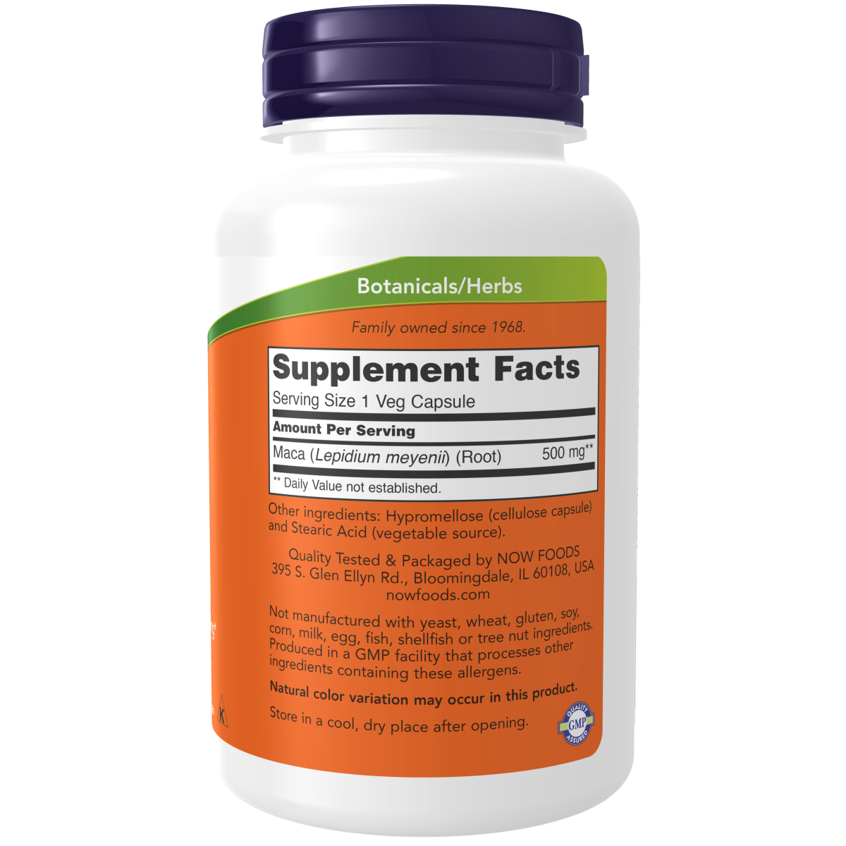 Maca 500 mg (250 Veg Caps)