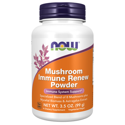 Renovación Inmune de Hongos en Polvo (99 g) / Mushroom Immune Renew Powder 3.5 oz