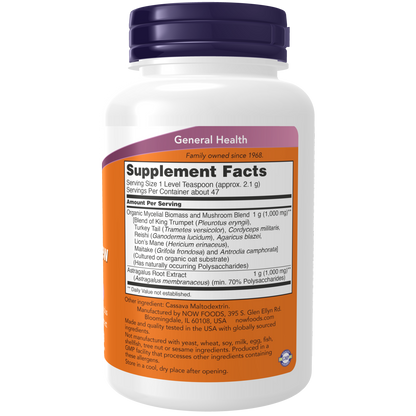 Renovación Inmune de Hongos en Polvo (99 g) / Mushroom Immune Renew Powder 3.5 oz