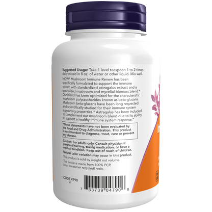 Renovación Inmune de Hongos en Polvo (99 g) / Mushroom Immune Renew Powder 3.5 oz